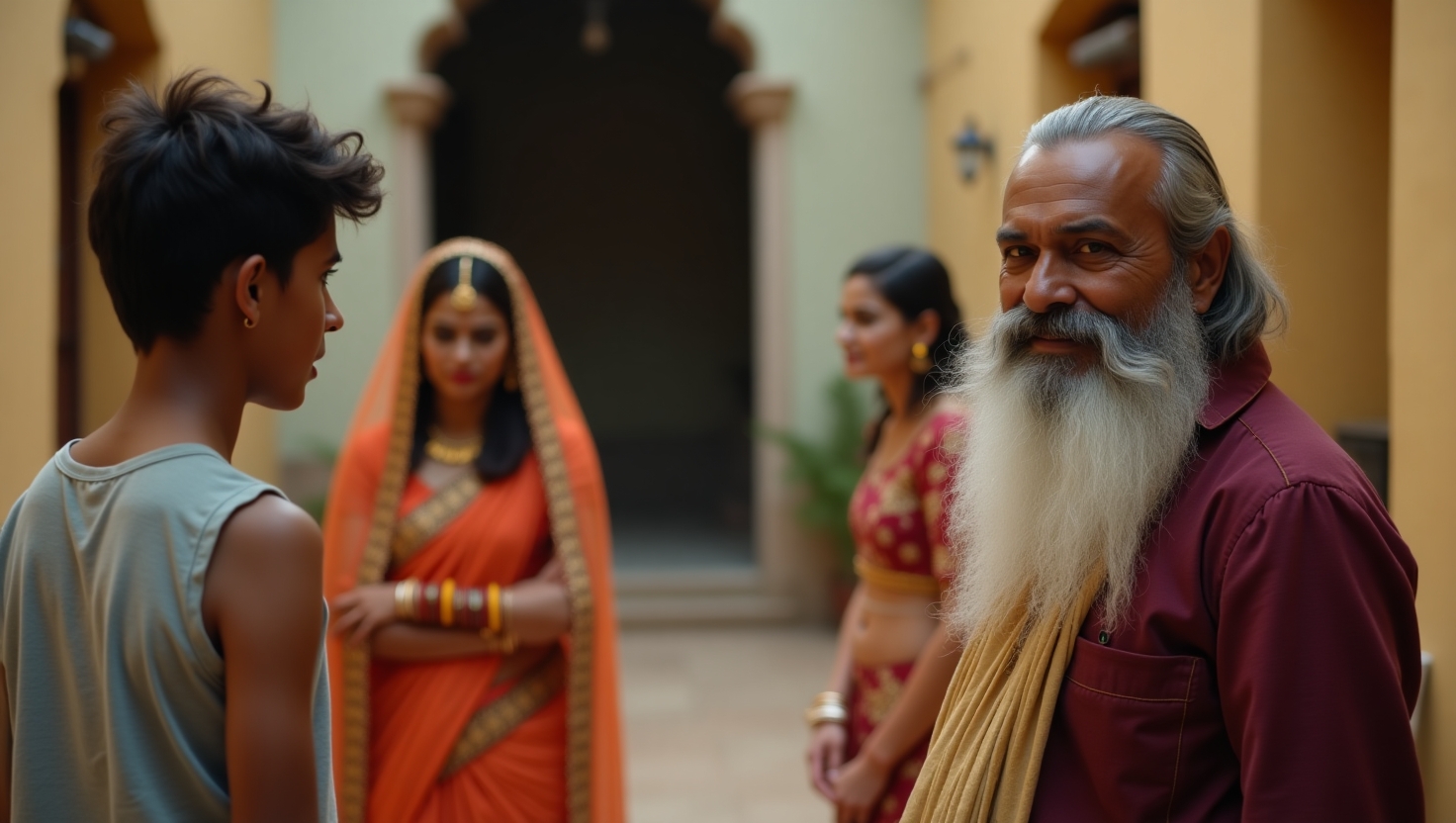 Flux_Dev_Two_brothers_who_are_upset_with_each_other_a_bride_se_0