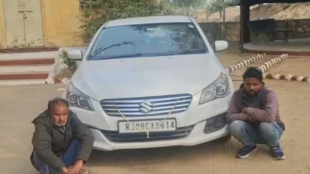 राजस्थान विस्फोटक कार बरामद