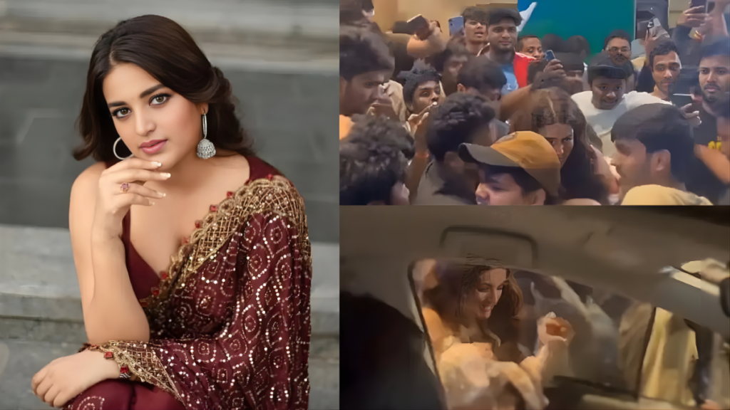 Nidhhi Agerwal Mobbed Hyderabad