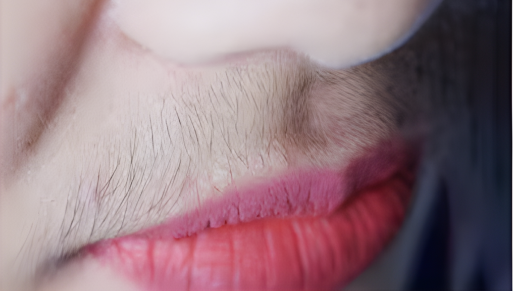 लड़कियों में दाढ़ी मूंछ