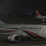 कराची में बांग्लादेश विमान