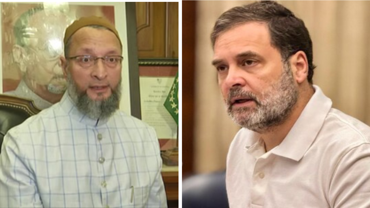राहुल गांधी मुस्लिम ओवैसी