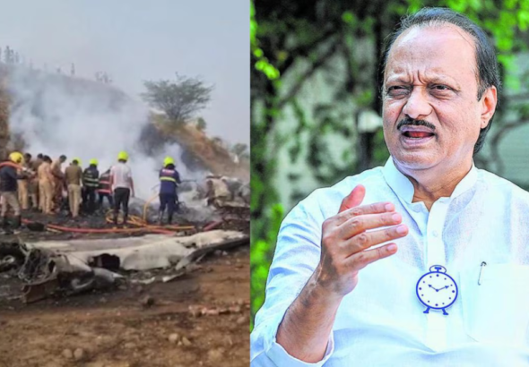 शरद पवार प्लेन क्रैश
