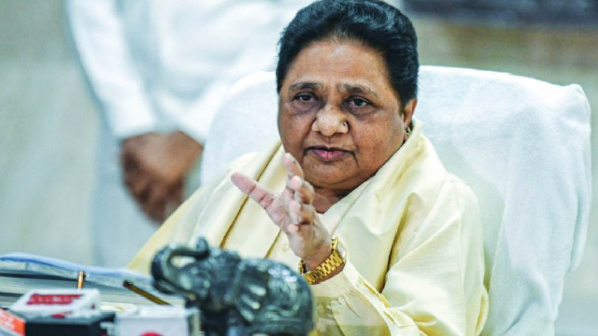 मायावती कांग्रेस हमला