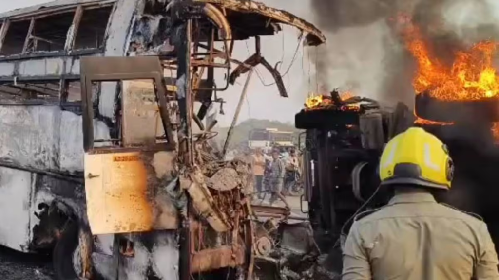 Andhra Bus Fire Accident