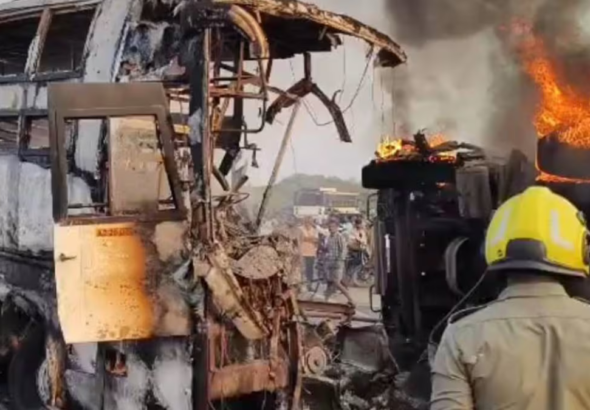 Andhra Bus Fire Accident