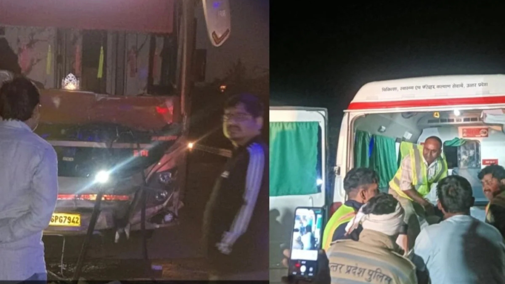 डबल डेकर बस हादसा