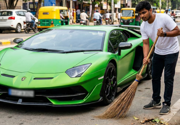 लैम्बोर्गिनी चालक सजा