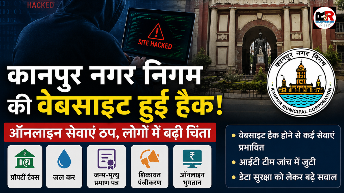 कानपुर नगर निगम की वेबसाइट कथित