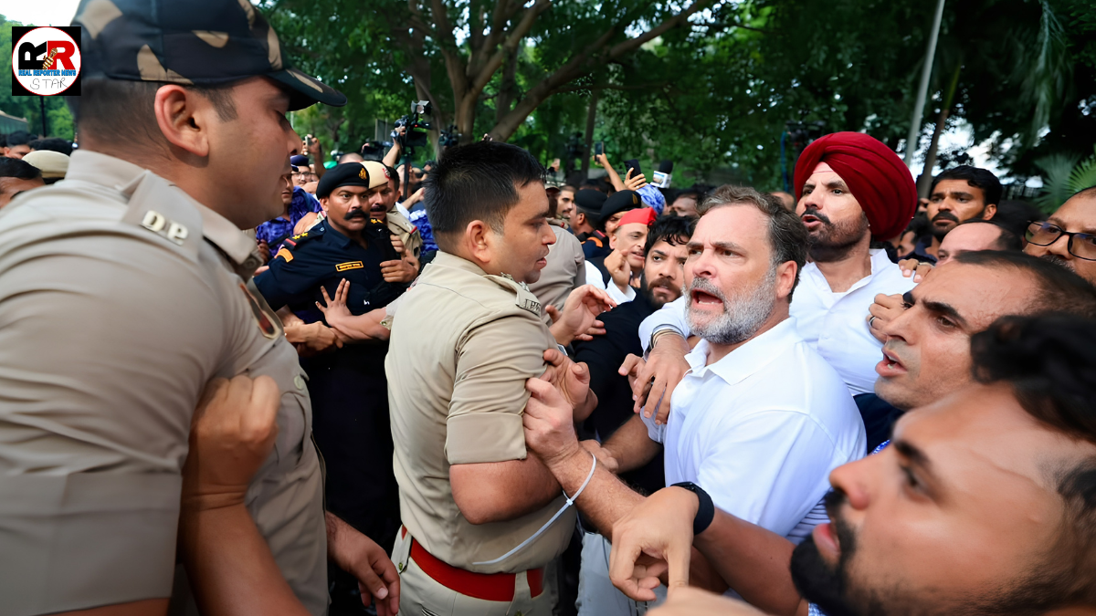 प्रदर्शन के बाद राहुल गांधी