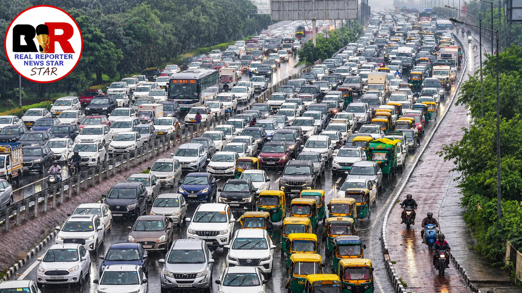 दिल्ली-NCR में भारी बारिश