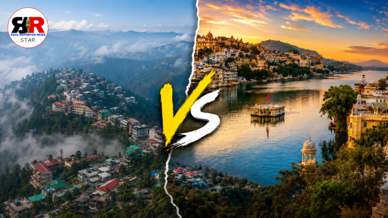 सितंबर में घूमने के लिए मसूरी और उदयपुर
