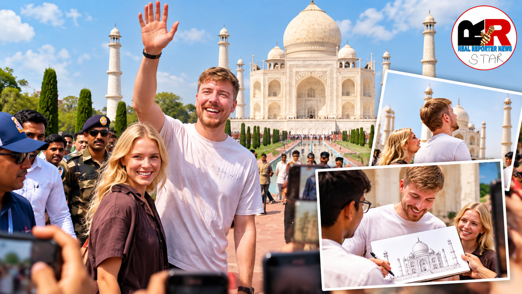 MrBeast Taj Mahal Visit