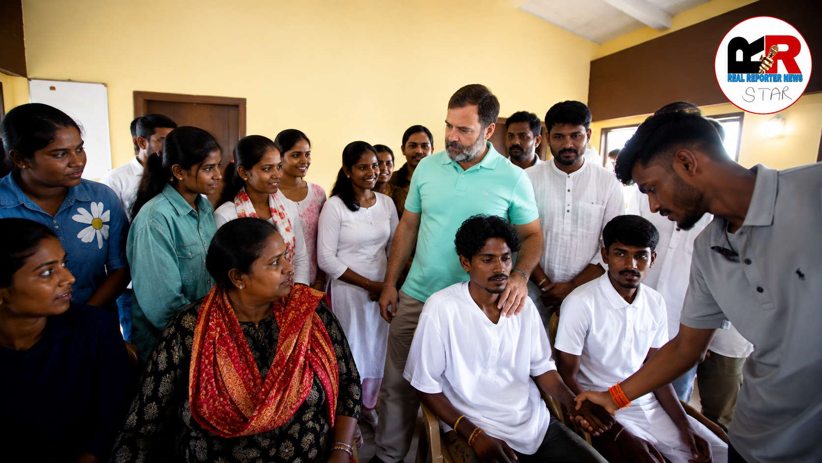 नासिक में राहुल गांधी ने आदिवासी छात्रों
