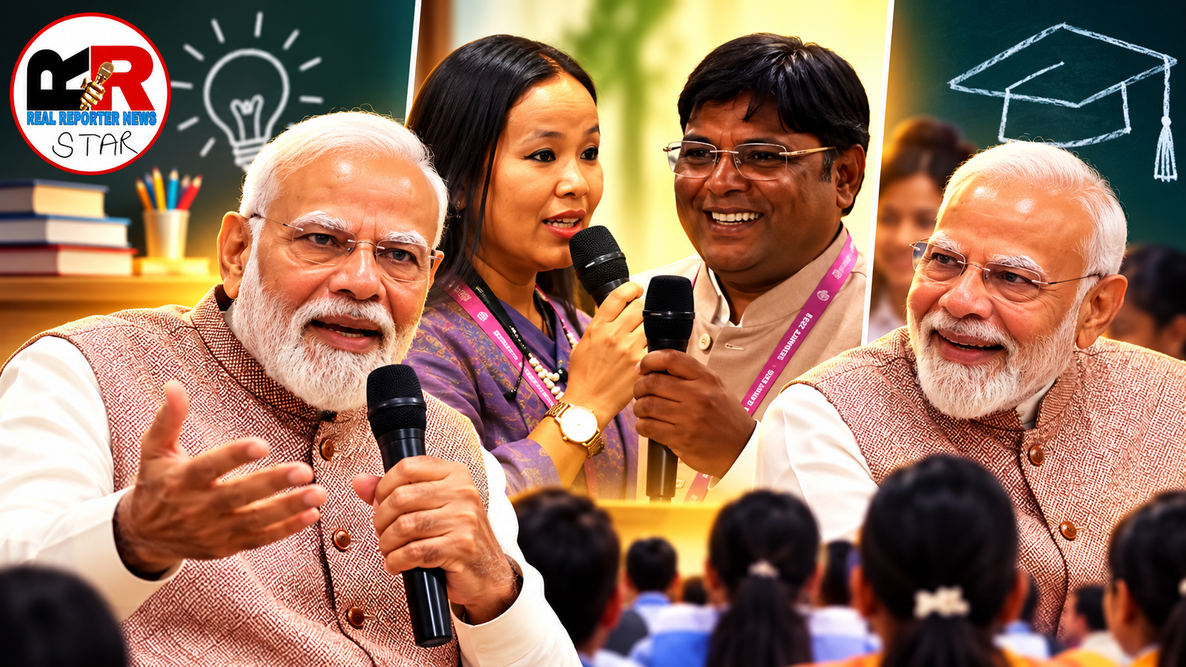 पीएम नरेंद्र मोदी ने शिक्षकों से खास मुलाकात