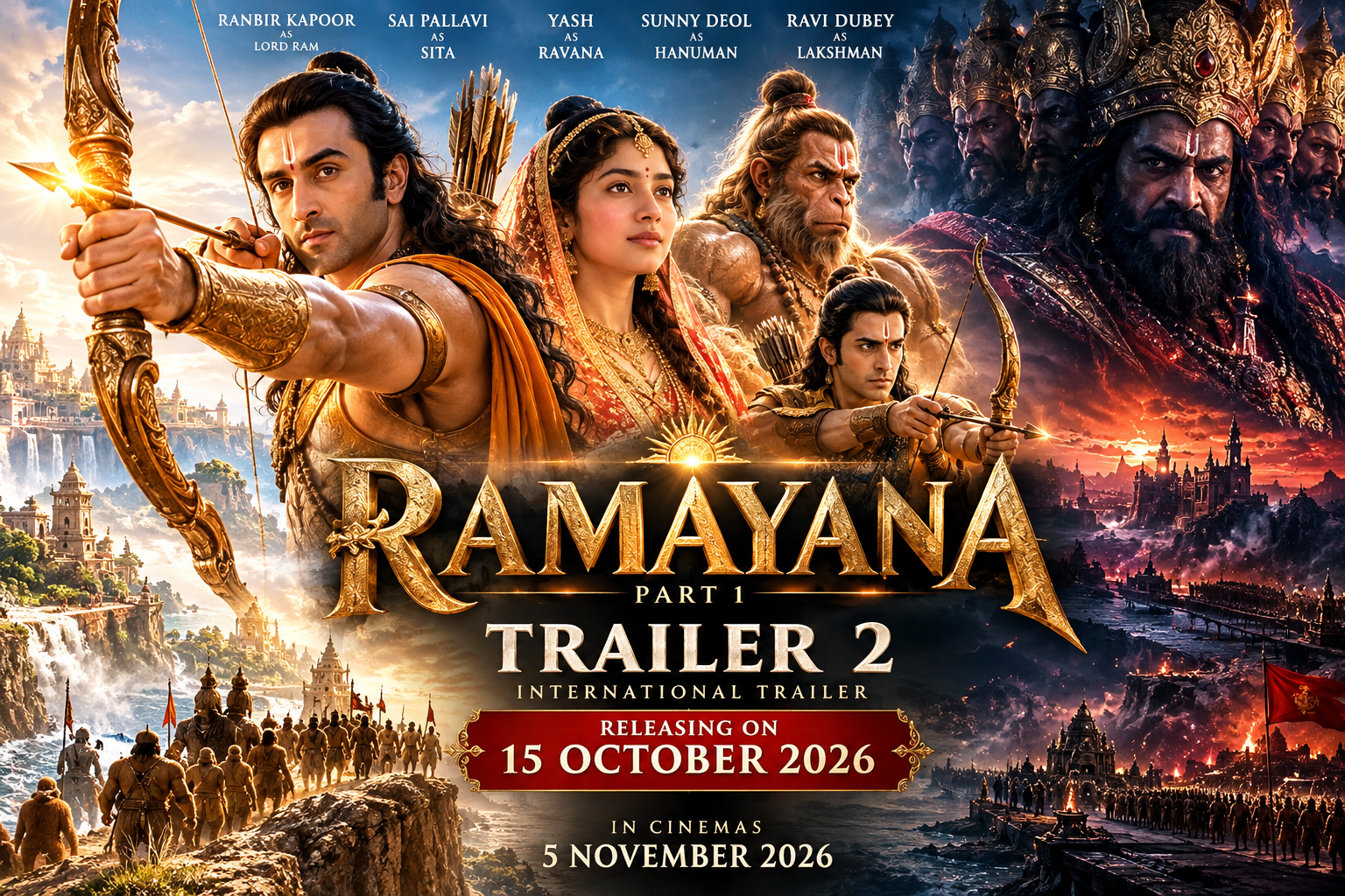 आ गई 'रामायण' के ट्रेलर-2 की रिलीज डेट
