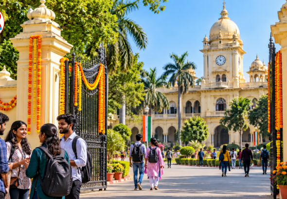 लखनऊ विश्वविद्यालय में