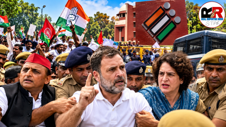 दिल्ली में चुनाव आयोग के खिलाफ